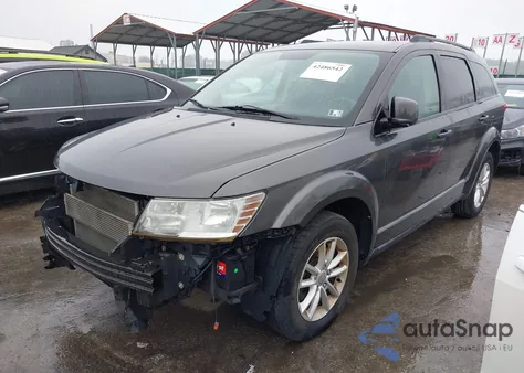 2015 Dodge Journey Sxt из США, поврежденный, VIN 3C4PDDBG1FT584733